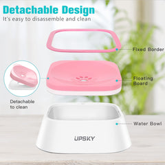 UPSKY vue de dessus avec disque flottant illustrant contrôle du débit