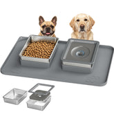 UPSKYPET gamelles face avant montrant maintien et propreté