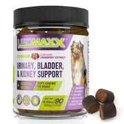 UroMAXX packaging avant montrant 90 pastilles et informations produit utiles