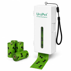URSPET distributeur face avant montrant design compact et rangement organisé