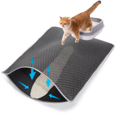 USHARP tapis face avant montrant taille et protection du sol