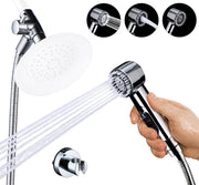 V-Frankness face avant montrant la douchette et les fonctions, facilite le bain