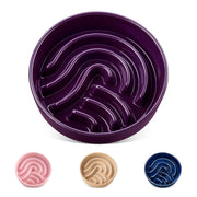 vancasso bol violet foncé face avant, design attrayant et stable