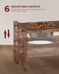 Vantic support bois rustique détail avec finitions lisses et silhouette stable