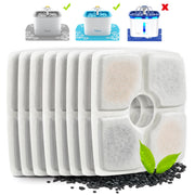 Veken pack avant montrant les huit filtres, stockage pratique