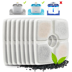 Veken pack avant montrant les huit filtres, stockage pratique