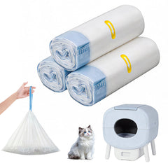 Vekniqo face avant emballage montrant lot de 60 sacs et gain de temps