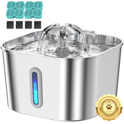 Vekonn fontaine avant pleine montrant capacité 2,2L et design hygiénique