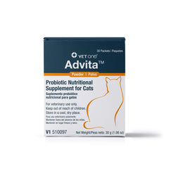 Vet One Advita emballage avant montrant 30 sachets et informations produit