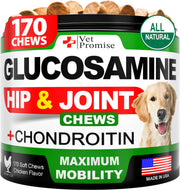 Vet Promise emballage 170 friandises montrant la quantité et l'usage, favorise la conformité