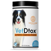 VetDtox emballage 1 qt montrant pot et étiquette, rassure usage polyvalent