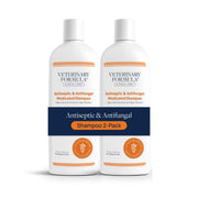 Veterinary Formula emballage avant montrant pack deux flacons, confiance et valeur