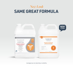 Veterinary Formula texture moussante montrant une mousse douce et efficace