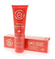 Veterinus Derma GeL emballage face montrant le tube et bénéfice praticité