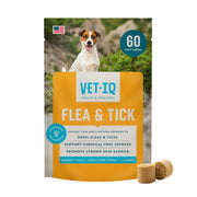 VetIQ emballage avant montrant le pot et bénéfice protection naturelle