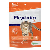 Vetoquinol boîte Flexadin pour chats montrant emballage et bénéfice confort