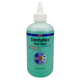 Vetoquinol Dentahex emballage recto montrant le flacon et l'usage pour chiens et chats