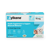 Vetoquinol Zylkene boîte avant montrant le format 14 capsules et bénéfice apaisant