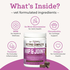 VetPro Complete coupe transversale révélant densité et ingrédients préservés