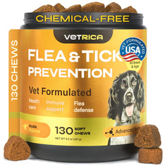 Vetrica paquet avant montrant 130 bouchées et format pratique