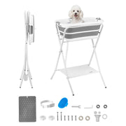 VEVOR baignoire face avant montrant la silhouette stable et l’espace pour petits animaux