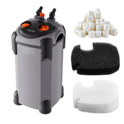 VEVOR vue avant du filtre canister montrant design compact et gain d'espace