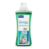 Virbac C.E.T. Aquadent emballage avant montrant flacon 500 ml et bénéfice hygiène