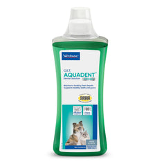 Virbac C.E.T. Aquadent emballage avant montrant flacon 500 ml et bénéfice hygiène