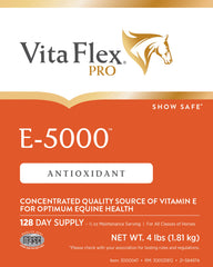 Vita Flex cuillère doseuse remplie illustrant 2 500 IU par demi‑once