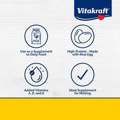 Vitakraft gros plan texture friable montrant facilité d'ingestion