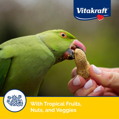 Vitakraft détail cacahuètes entières offrant croquant énergétique pour oiseaux