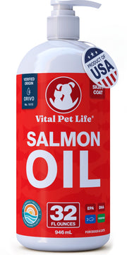 Flacon Vital Pet Life 32 oz montrant l'emballage et la contenance pratique