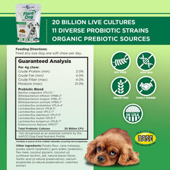 Vital Planet bouchée molle gros plan montrant saveur bacon appétente pour chiens