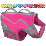VIVAGLORY gilet de face rose montrant coupe et visibilité accrue