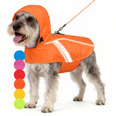 VIVAGLORY manteau face orange montrant protection imperméable