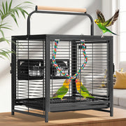 VIVOHOME cage de voyage face avant montrant solidité et design pratique