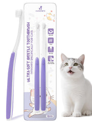 VVHOMIFE vue face avant de la brosse montrant la petite tête et confort
