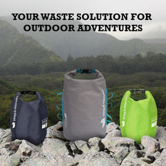 Wag & Wander comparaison taille avec bouteille pour repère d'encombrement