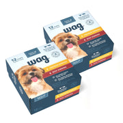 WAG face avant de l'emballage montrant l'assortiment pratique