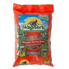 Wagner's emballage avant du sac 8 lb montrant marque et bénéfice d'attraction