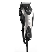 Wahl tondeuse face avant montrant design noir et chrome pour prise en main confortable