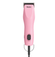 Wahl tondeuse face avant rose montrant design ergonomique et prise en main confortable