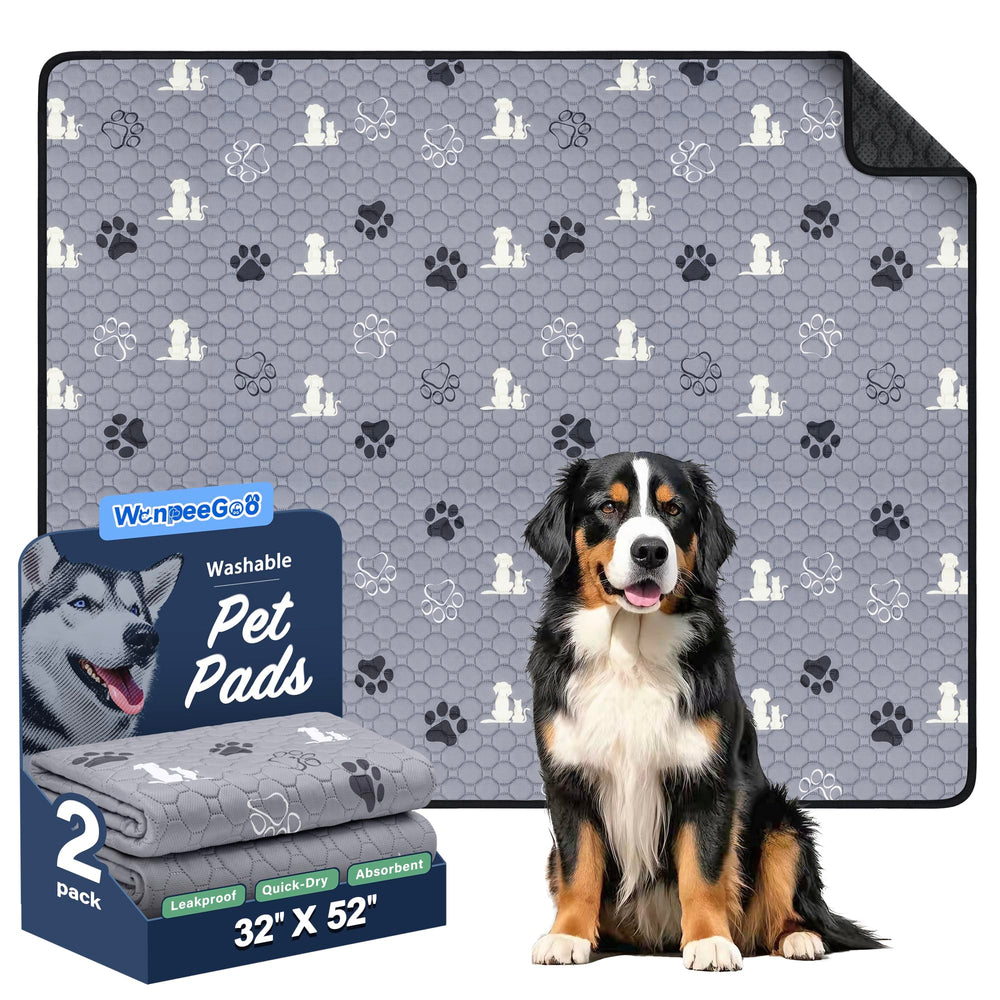 WanpeeGoo vue avant du tapis gris montrant la protection complète