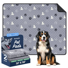 WanpeeGoo vue avant du tapis gris montrant la protection complète