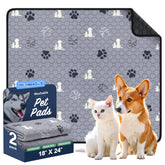 WanpeeGoo face avant du tapis montrant design gris et protection pratique