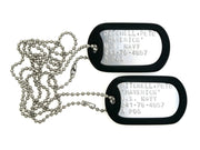 WARDOG Surplus plaques face avant présentant un aspect authentique et durable