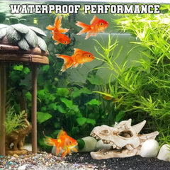 Warmtree crâne de dragon immergé dans aquarium crée abri sûr et décor naturel