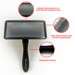 Warren London profil de la brosse montrant la forme compacte et maniable