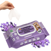 We Love Doodles emballage avant montrant 100 lingettes et praticité