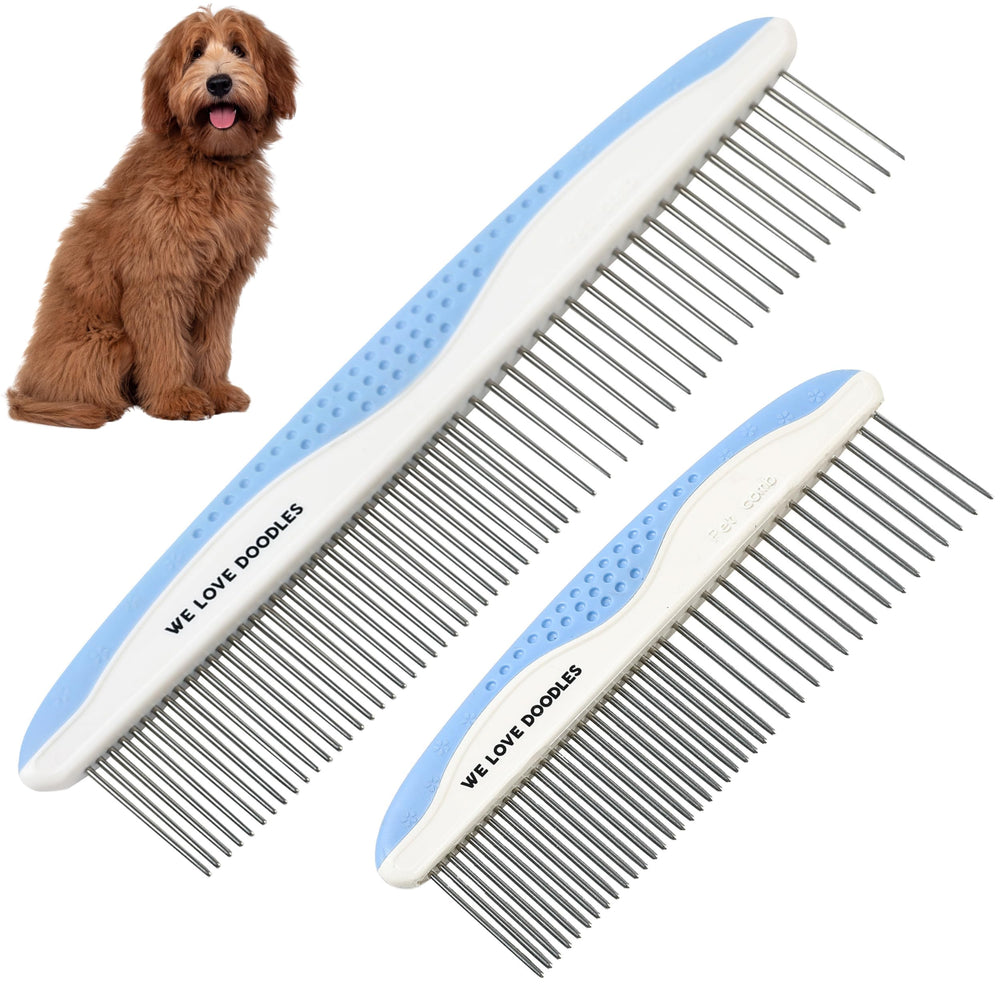 We Love Doodles vue avant du peigne en packaging, solution toilettage pratique